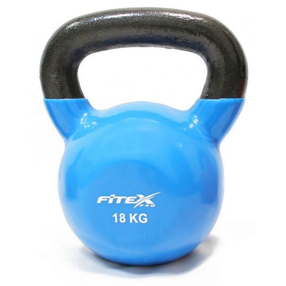 Гиря в виниловой оболочке Fitex Pro FTX2201 (от 4 до 32 кг, поштучно)